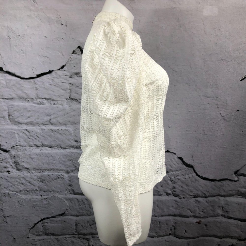 Champagne & Strawberry Cream Lace long sleeve mutt - Picture 2 of 13